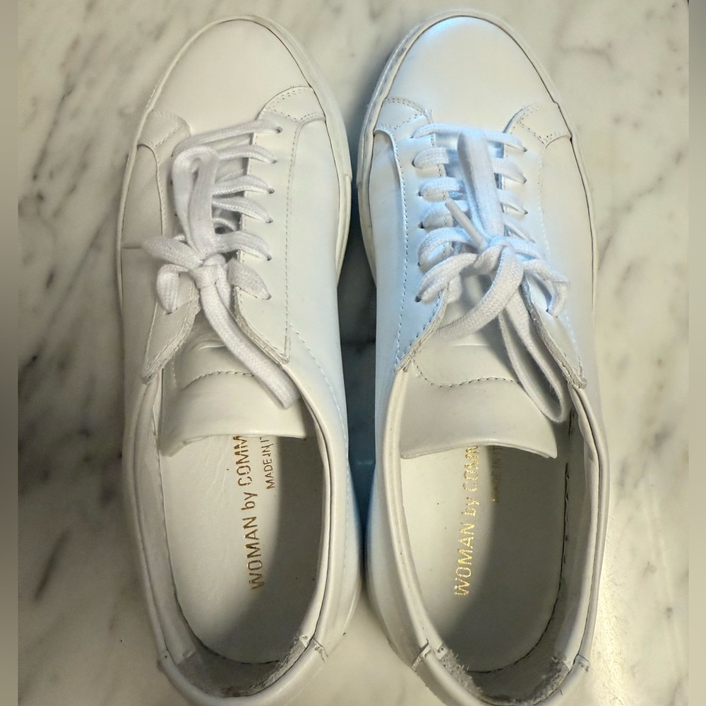 Common Projects  Original Achilles Low White Sneakers